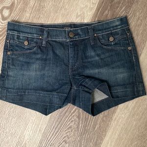 Citizens of Humanity Jean Shorts Soft Dark Denim 28